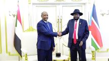 General Al-Burhan and Salva Kiir, in diplomatic roar.