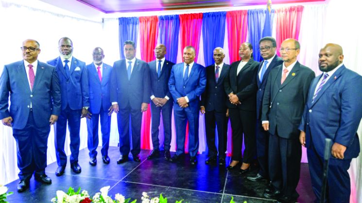 Members of the Transitional Council.