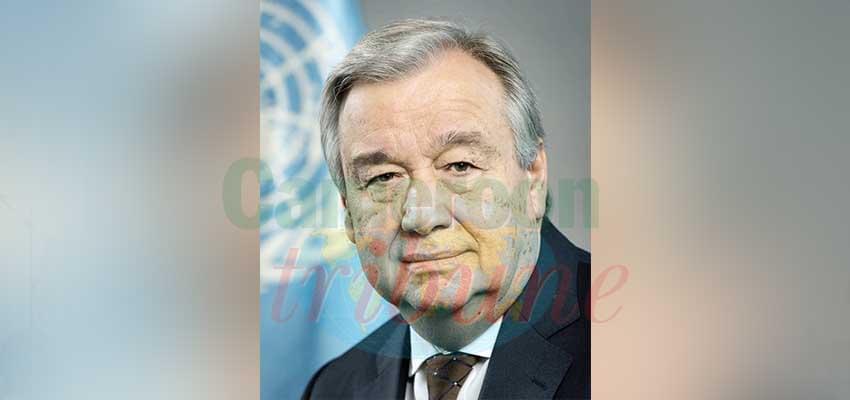 Le secrétaire général des Nations unies soutient le Cameroun dans ses initiatives de paix.