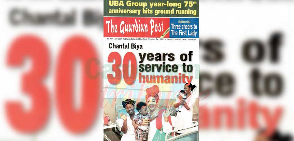 First Lady’s Humanitarian Actions : Magazine Captures 30-Year Service