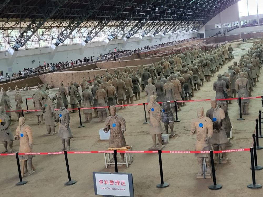 Musée des statues de guerriers et chevaux en terre cuite: L’armée de… terre