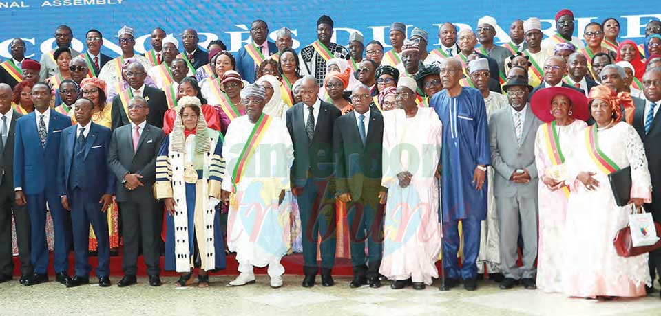 Constitutional Council : Florence Arrey Takes Oath Of Office