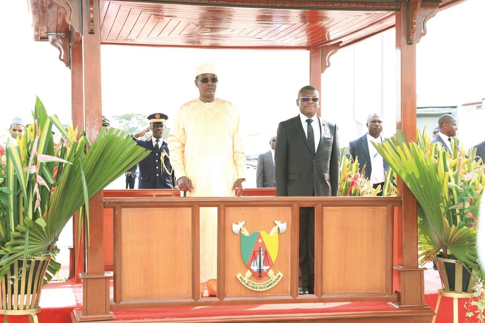 Des honneurs pour le président tchadien, Idriss Déby Itno.