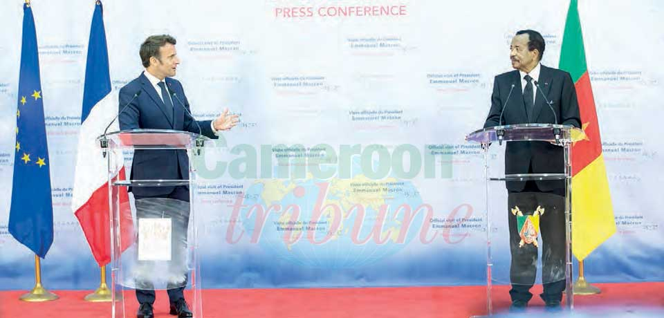 Après le tête-à-tête d’hier au Palais de l’Unité, les présidents camerounais et français ont répondu à des questions des médias. CT livre l’intégralité des réponses des deux chefs d’Etat.