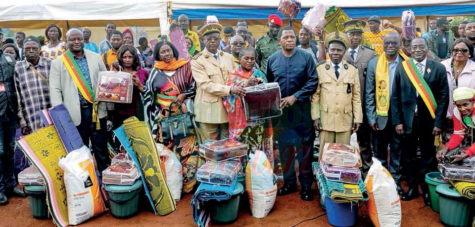 Inondations dans la Menoua : le réconfort du couple présidentiel