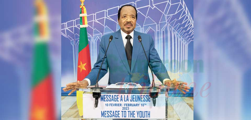 Herein is the message of the Head of State to the youth on February 10,2023.