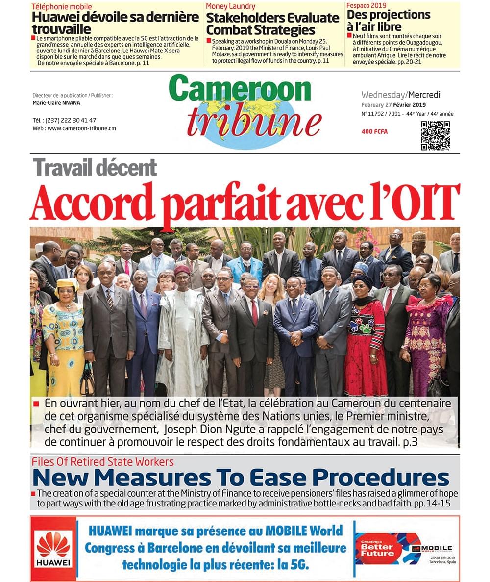 CameroonTribune Actualités au cameroun,Breaking News Cameroon