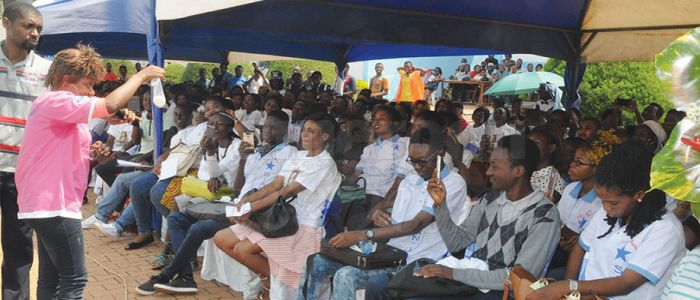 Fight Against AIDS: Chantal Biya Takes Campaign To Siantou University