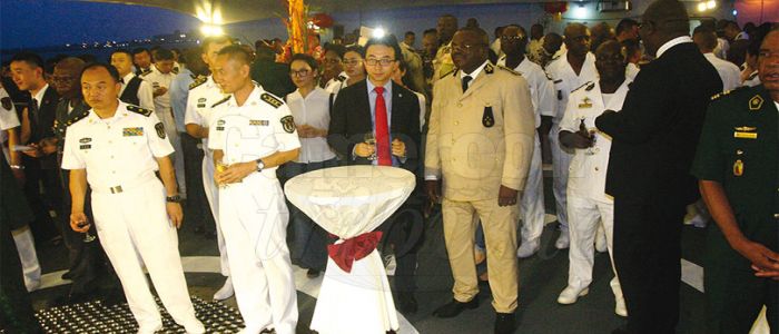 Chinese Warships in Cameroon